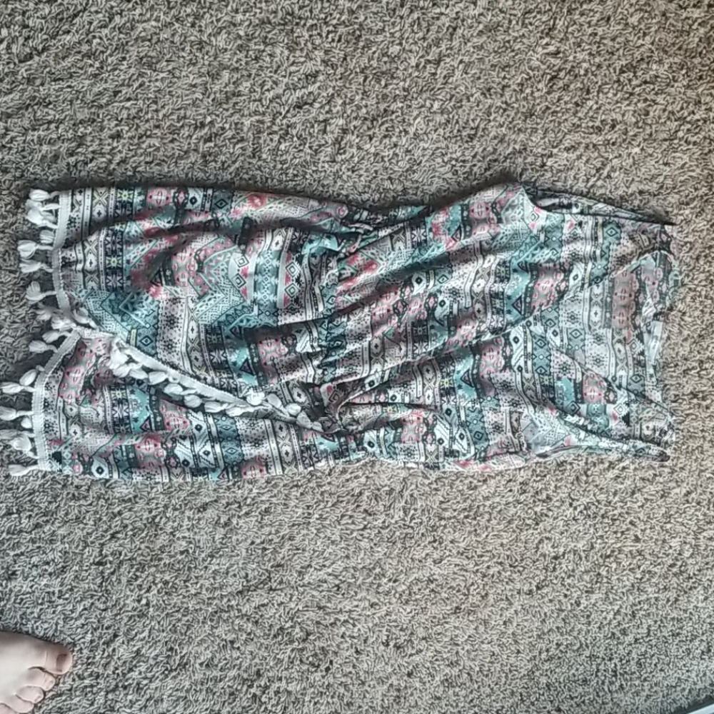 Multi colored Wrap Dress